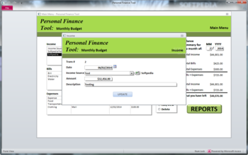 Personal Finance Tool: Monthly Budget screenshot 2