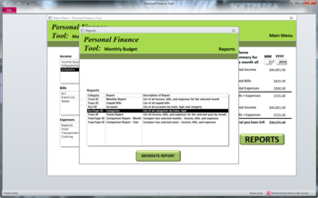 Personal Finance Tool: Monthly Budget screenshot 4