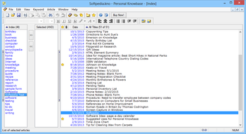 Personal Knowbase screenshot