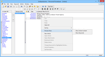 Personal Knowbase screenshot 3
