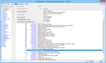 Personal Knowbase Reader screenshot 5