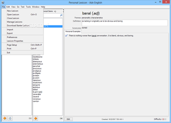 Personal Lexicon screenshot 4