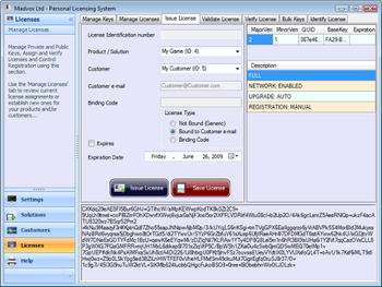 Personal License Manager screenshot