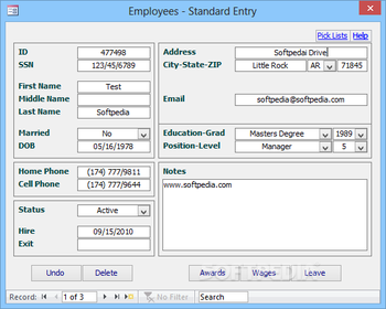Personal Payroll Manager screenshot 2