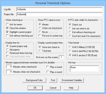 Personal Timeclock screenshot 12