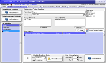 PersonaSMS screenshot 2