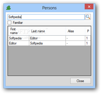 PersonsDatabase screenshot 4