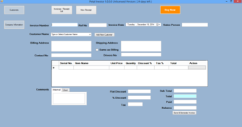 Petal Invoice screenshot 2