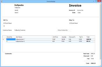 Petal Invoice screenshot 2