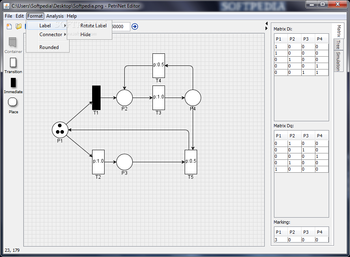 Petri Net Editor screenshot 2