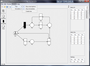 Petri Net Editor screenshot 3