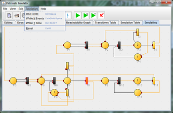 Petri nets Emulator screenshot 9