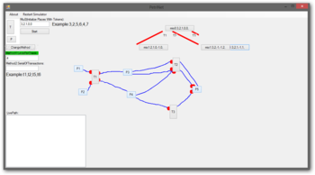 PetriNet Simulator screenshot