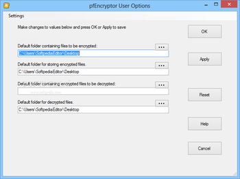 pfEncryptor screenshot 2