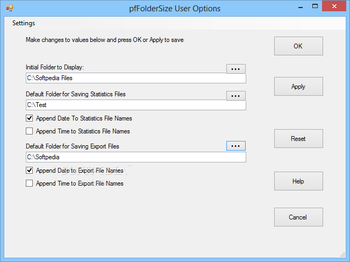 pfFolderSize screenshot 4