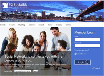 PG SocialBiz screenshot