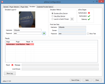 pGina screenshot 3