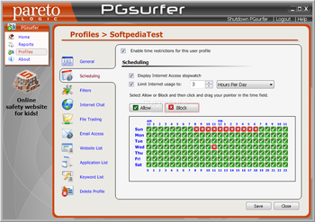 PGsurfer screenshot 4