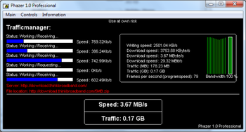 Phazer screenshot