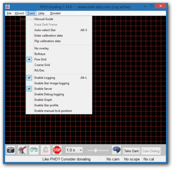 PHD Guiding screenshot 3