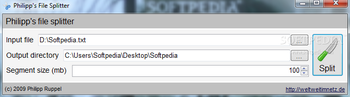 Philipp's File Splitter screenshot
