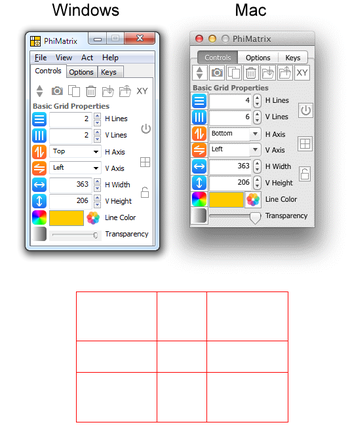 PhiMatrix 1.618 Professional screenshot