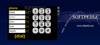 Phone dialer screenshot