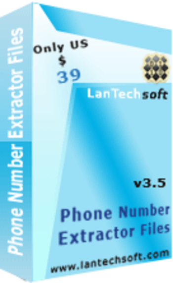 Phone Number Extractor Files screenshot