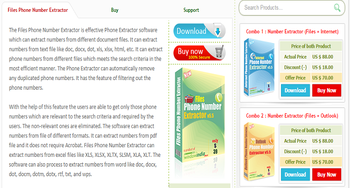 Phone Number Extractor Files screenshot 2
