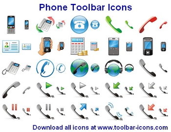Phone Toolbar Icons screenshot 3