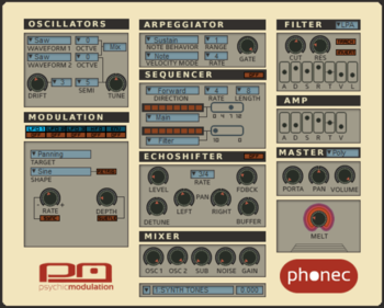 Phonec screenshot
