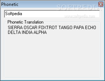 Phonetic screenshot