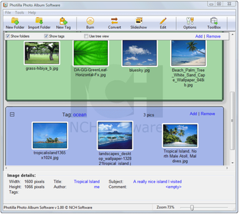 Photilla Photo Album Software screenshot 3