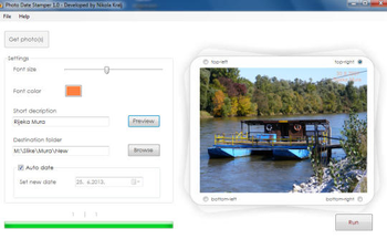 Photo Date Stamper screenshot