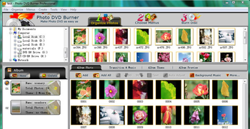 Photo DVD Burner Professional screenshot