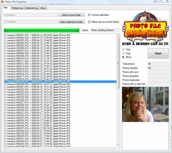 Photo File Organizer screenshot 3