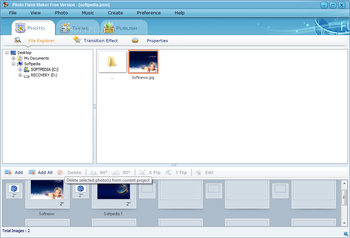 Photo Flash Maker Free Version screenshot