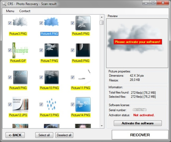 Photo Recovery screenshot