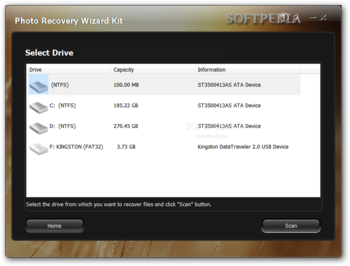 Photo Recovery Wizard Kit screenshot 2