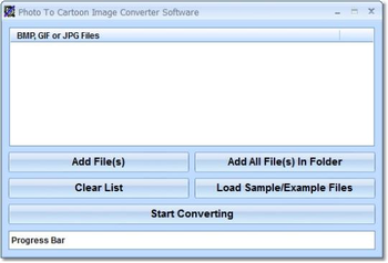 Photo To Cartoon Image Converter Software screenshot