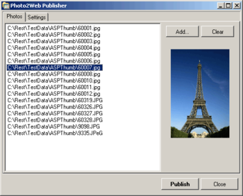 Photo2Web Publisher screenshot 2