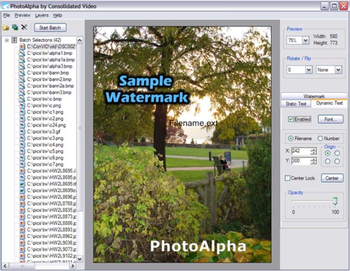 PhotoAlpha screenshot 2