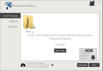 Photobucket Backup for Windows screenshot