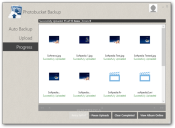 Photobucket Backup screenshot 3