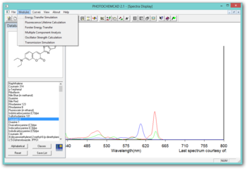 PHOTOCHEMCAD screenshot 3