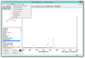 PHOTOCHEMCAD screenshot 4