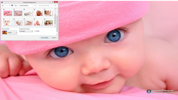 Photogenic Babies Windows 7 Theme screenshot