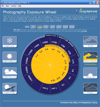 Photography Exposure Wheel screenshot 2