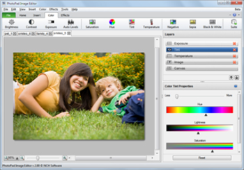 PhotoPad Image Editor screenshot