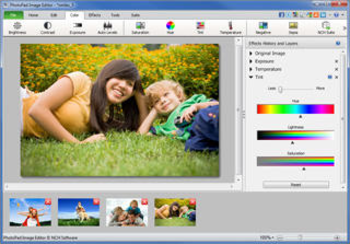 PhotoPad Professional Photo Editor screenshot